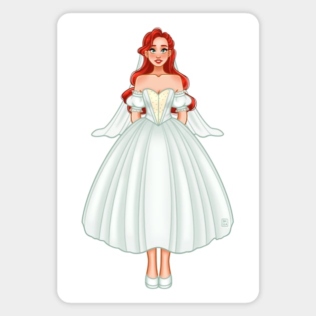 Bride Magnet by Smilla